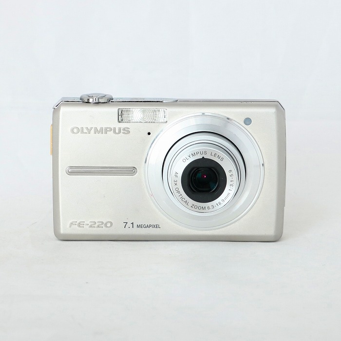 OLYMPUS】コンデジ FE-220D シルバー