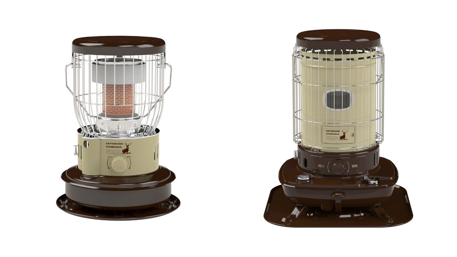 キャプテンスタッグ×コロナ 2025年コラボ「石油ストーブ（SL-51型、SZ