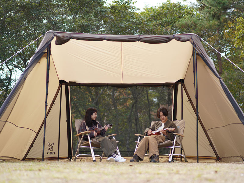 DODから4.2×3.7mのシェルター「ヨンヨンベース」登場 | キャンプレビュー