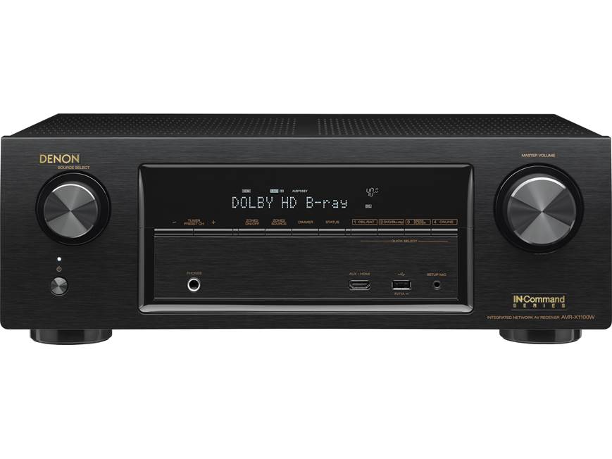 Denon AVR-X1100W IN-Command 7.2-channel home theatre receiver with
