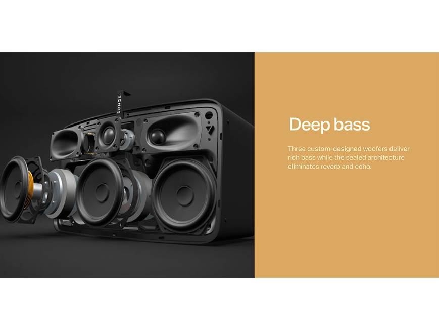 Sonos Play:5 (Black) Wireless streaming music speaker with Apple