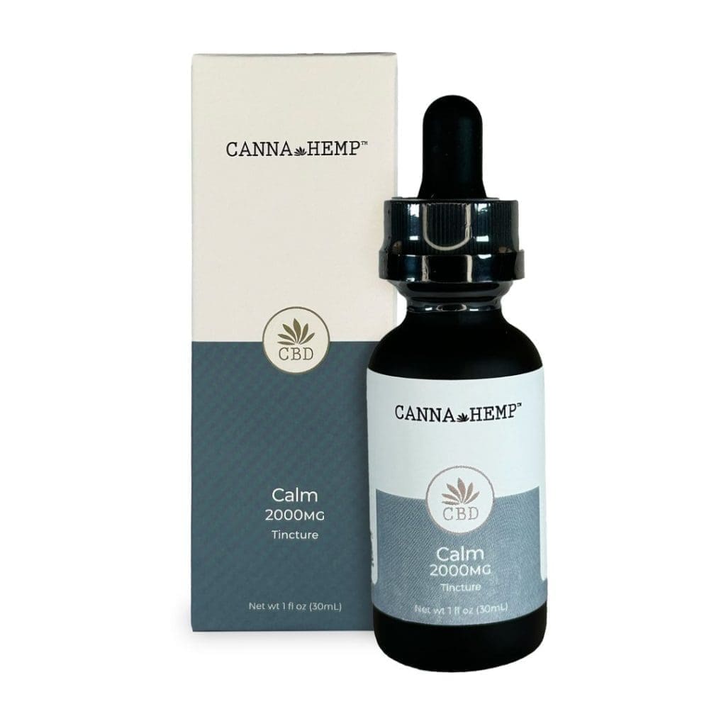 Shop Canna Hemp Calm Tincture (2000 mg CBD) Online | CannaBuddy