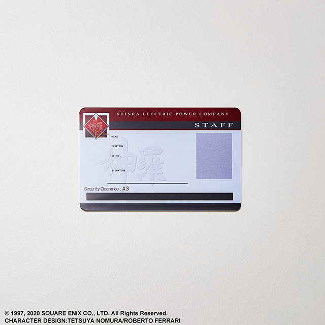 ファイナルファンタジーVII リメイク』関連グッズ発売決定のおしらせ