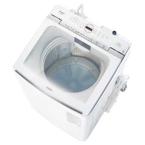 AQUA AQW-VX8A(W) 全自動洗濯機 上開き 洗濯8kg 乾燥3.0kg 簡易乾燥