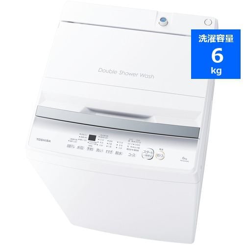 東芝 AW-6GA2(W) 全自動洗濯機 6kg ピュアホワイト 【DD】 | ヤマダ