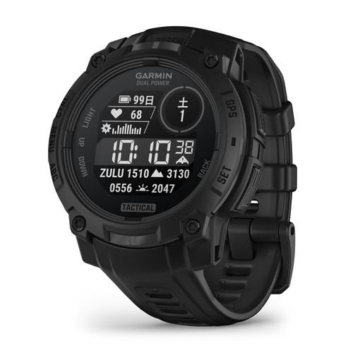 GARMIN 010-02934-80 Instinct 3 Dual Power 45mm GPSスマートウォッチ