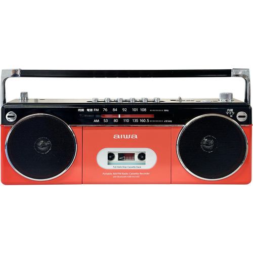 aiwa GAA4-RCP0002(RD) ステレオ型ラジカセ レッド | ヤマダウェブコム