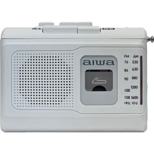 aiwa GAA4-PCR0001WH ポータブルカセットプレイヤー ラジオ機能付