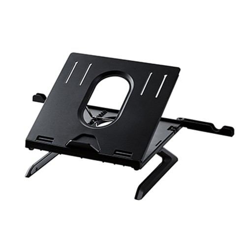 エレコム パソコン スタンド ノートスタンド 折りたたみ 8段階 9.5cm