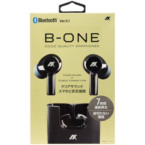 アクセス AHTWS06BK 完全ワイヤレスイヤホン B-ONE ブラック | ヤマダ