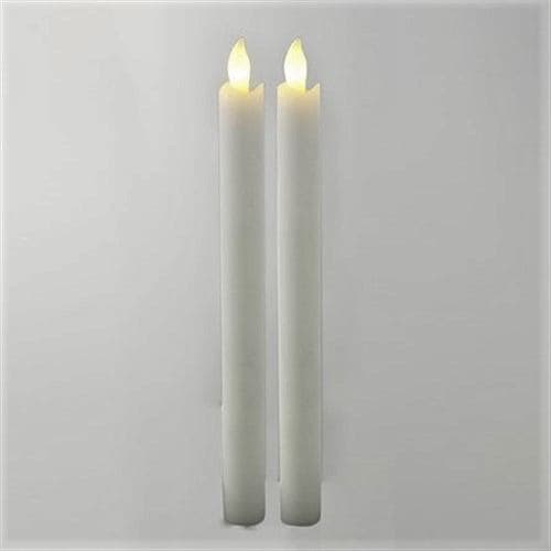 在庫限り】キャンドル2個セット 直径2.5cm ホワイト | ヤマダウェブコム
