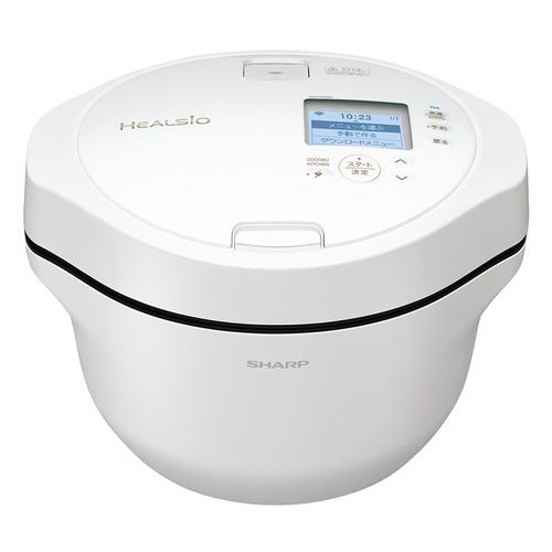 シャープ KN-HW10G-W 自動調理鍋 ホットクック 1.0L ホワイト | ヤマダ