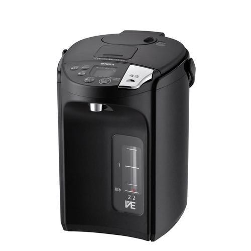 タイガー魔法瓶 PIQ-G220KC VE電気ポット 2.2L クールブラック