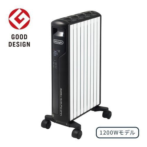 デロンギ MDHS09BK マルチダイナミックヒーター 900W ピュアホワイト＋