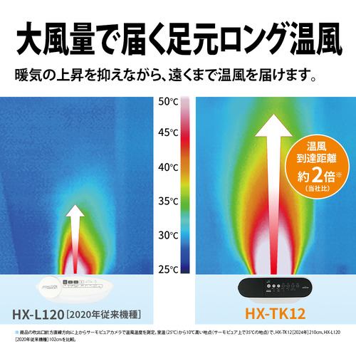 シャープ HX-TK12 加湿セラミックファンヒーター ホワイト | ヤマダ