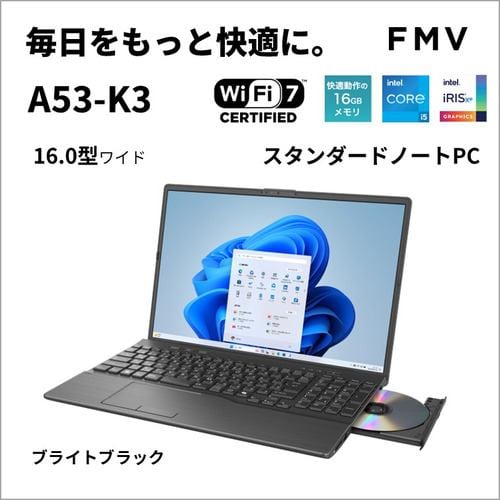 富士通 ノートPC FMV Note A FMVA53K3BA[16型 | WUXGA | Core i5