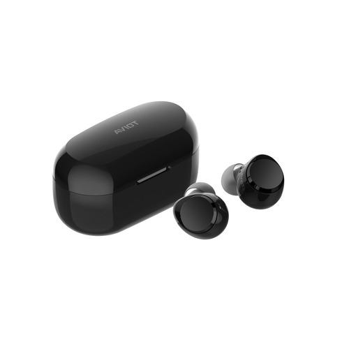 AVIOT TE-V1R-BK トゥルーワイヤレスイヤホン 左右分離 ノイズキャンセ