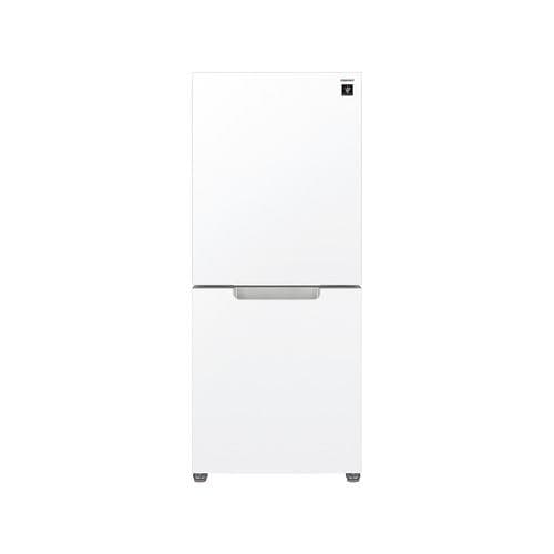 シャープ 冷蔵庫 152L 左右付替 2ドア 幅49.5cm 一人暮し向け ガラス