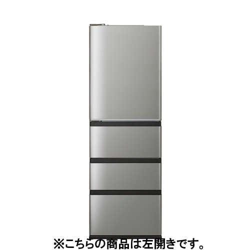 アクア 冷蔵庫 433L 左開き 4ドア 幅59.5cm 大容量冷凍室 おいシールド