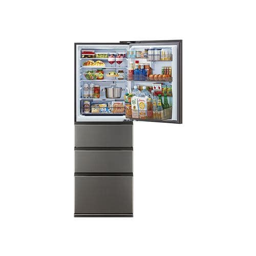 アクア 冷蔵庫 362L 右開き 4ドア 幅60cm 真ん中冷凍室 LED庫内灯