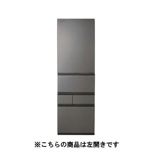 東芝 GR-V36SVL(ZH) 3ドア冷蔵庫 (356L・左開き) アッシュグレージュ