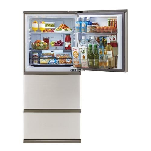 アクア 冷蔵庫 262L 右開き 3ドア 幅60cm スタイリッシュデザイン