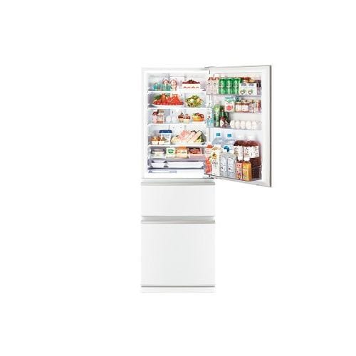 三菱電機 MR-CX37J-W 3ドア冷蔵庫 CXシリーズ 365L・右開き パール