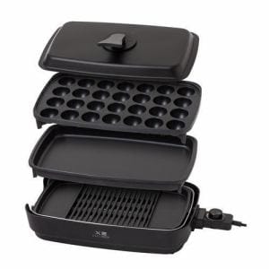 YAMAZEN NEHP-013TX 減煙焼き肉グリル 焼き肉・平面・たこ焼き3枚