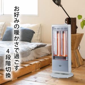アラジン AEH-G107N-W ホワイト 遠赤外線 グラファイトヒーター 自動首