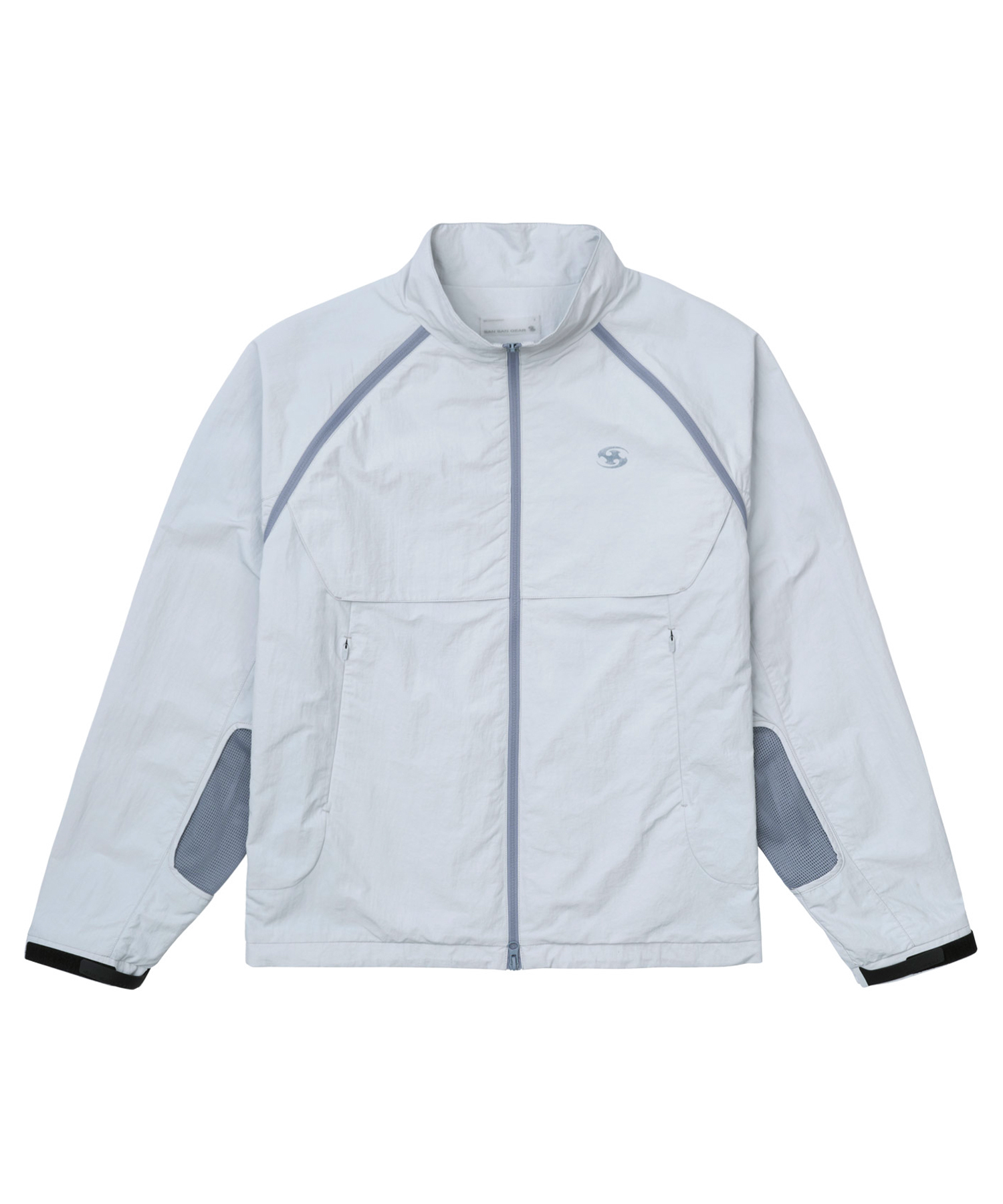 SLASH ZIPPER JACKET [LIGHT GREY] | SAN SAN GEAR