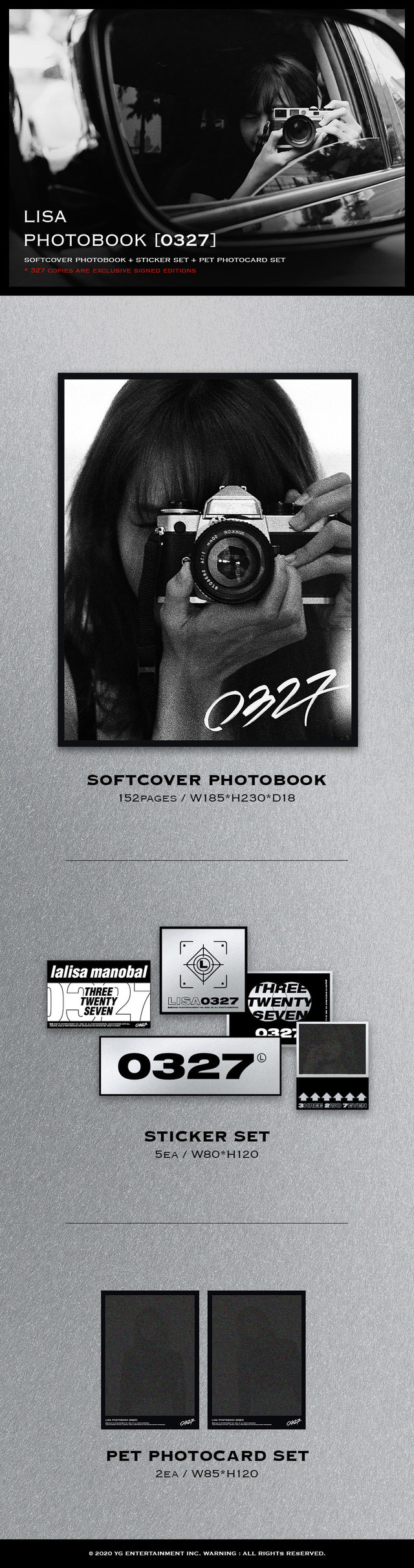 LISA PHOTOBOOK [0327] -LIMITED EDITION- - YG SELECT