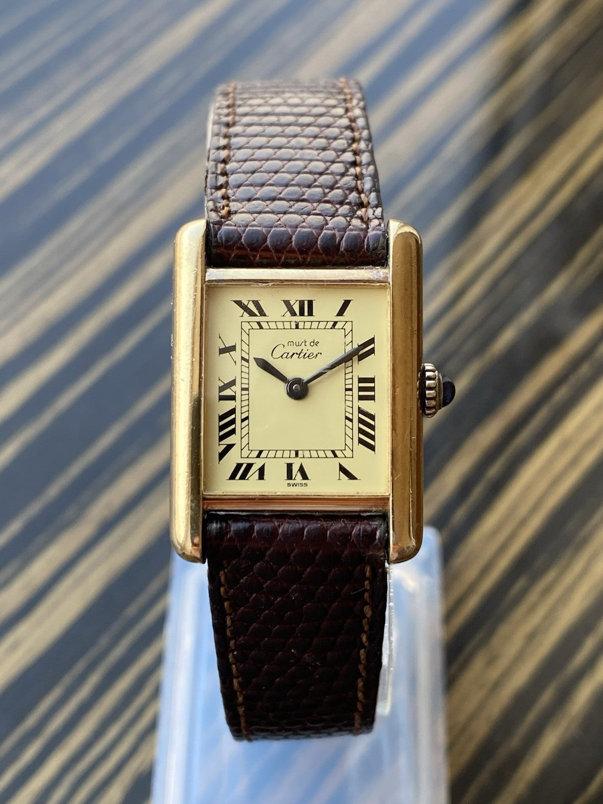 Must de Cartier Tank Vermeil Mechanical – Calvin Watches