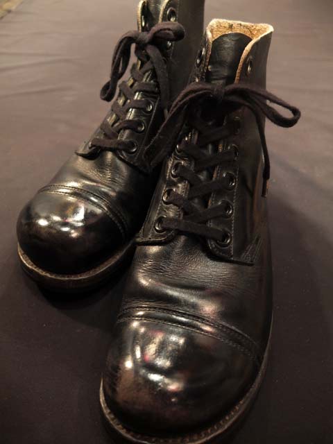 1957's US-ARMY キャップトゥ コンバットブーツ BLK (2) - CAPRi SHOP