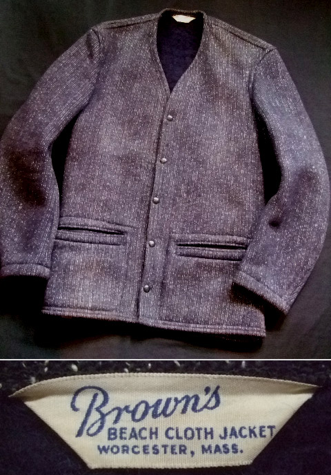1950〜60's “ ブラウンズ ビーチ JK （ BROWN'S BEACH JACKET