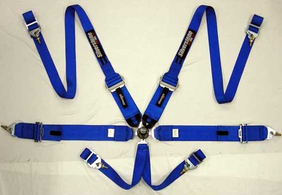 SSR シートベルト HANS対応6点式軽量レーシングハーネス | Racing
