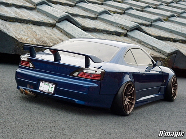 DM-07-400 D'magic Street line ワイドリアフェンダー S15シルビア用