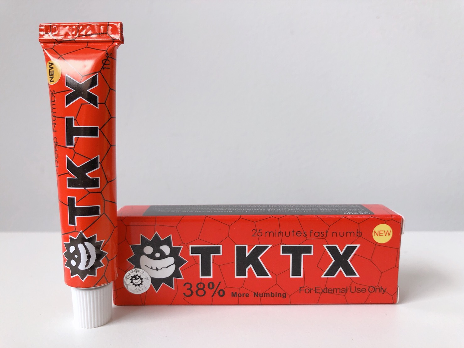 TKTX 皮膚表面麻酔クリーム レッド 38% 5本セット | TKTX 麻酔クリーム