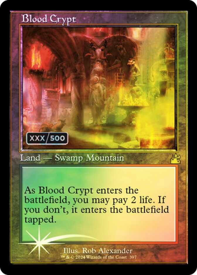 Blood Crypt - Ravnica Remastered - MTG Print