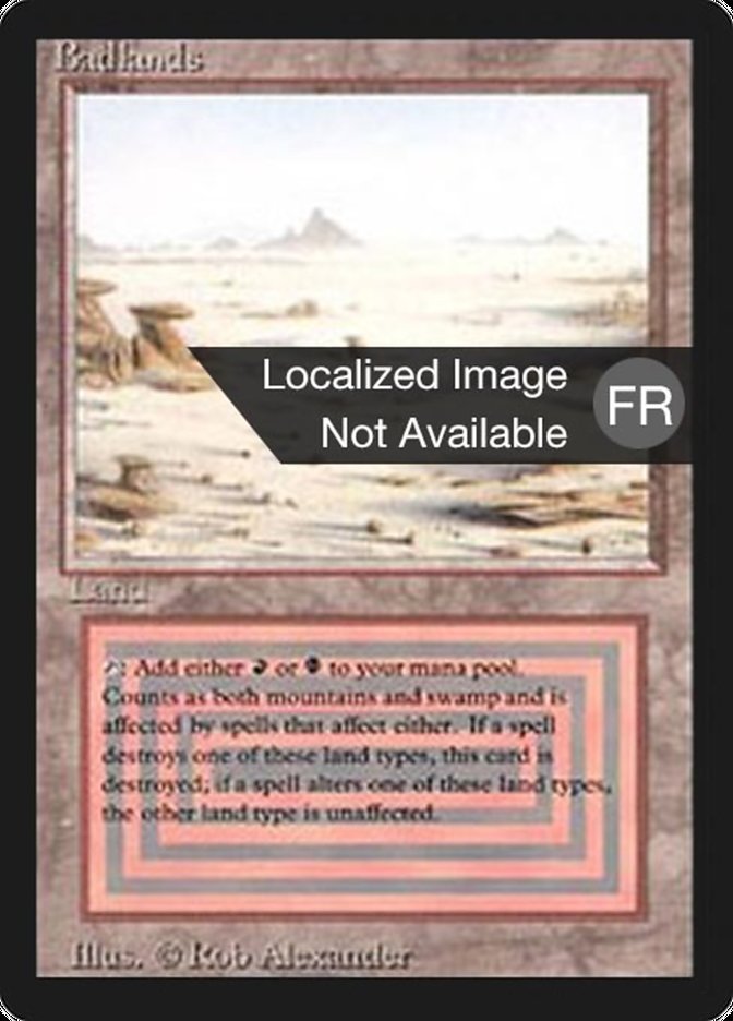 Désolation (Badlands) · Foreign Black Border (FBB) #282 · Scryfall