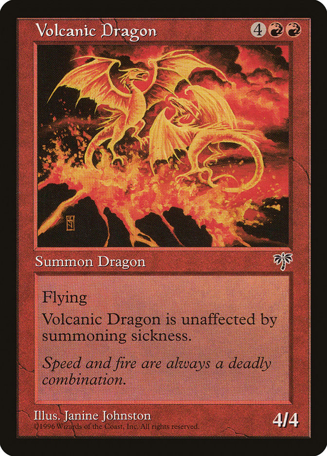Volcanic Dragon · Mirage (MIR) #201 · Scryfall Magic: The