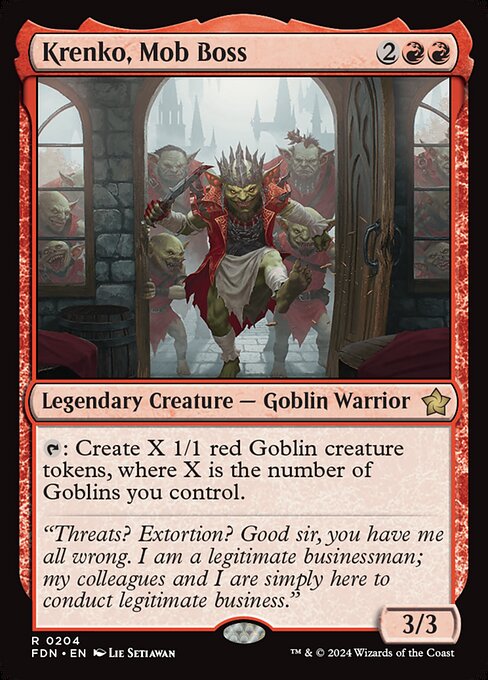 Krenko, Mob Boss (Commander) | EDHREC