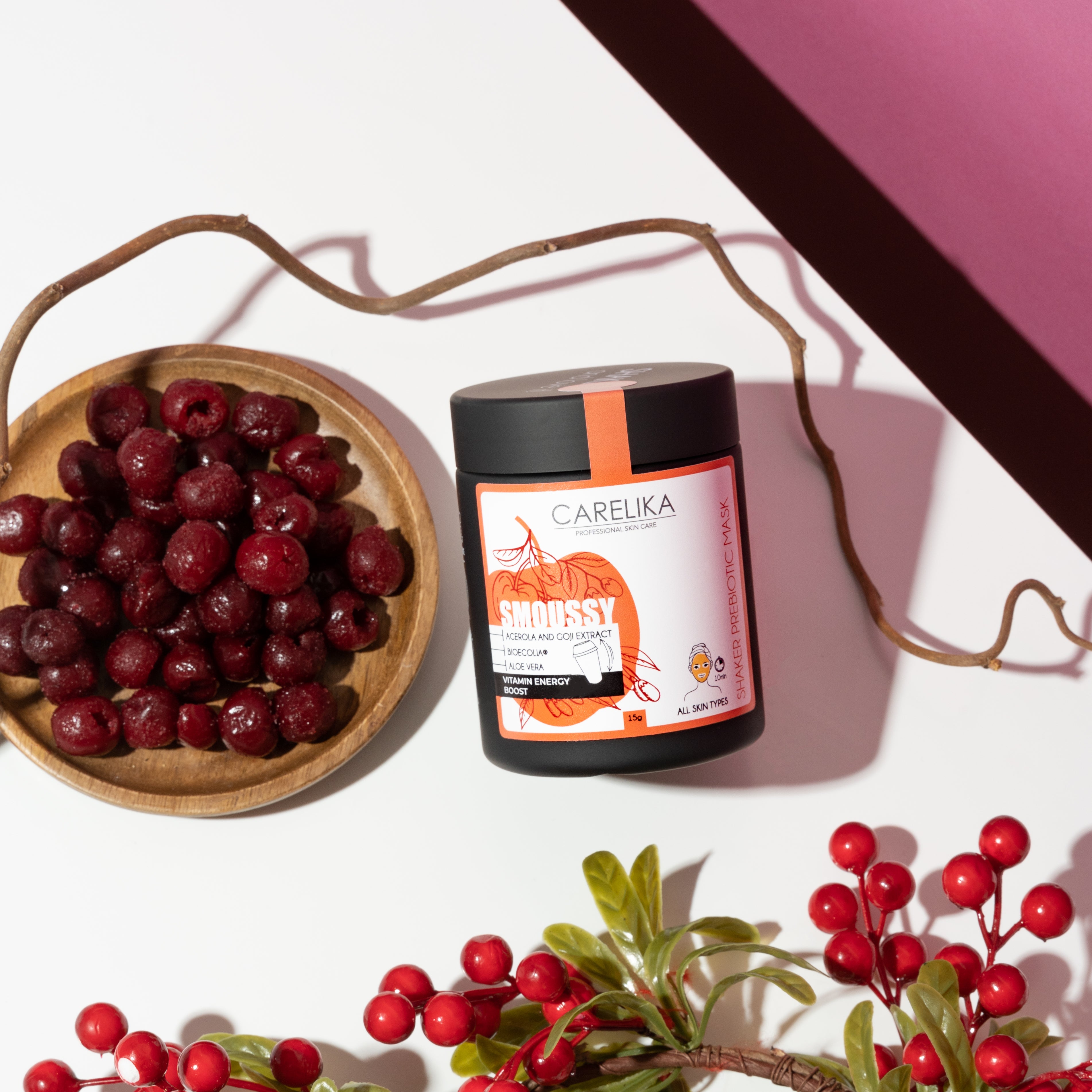 Shaker Prebiotic Mask with Acerola and Goji | CarelikaCosmetics