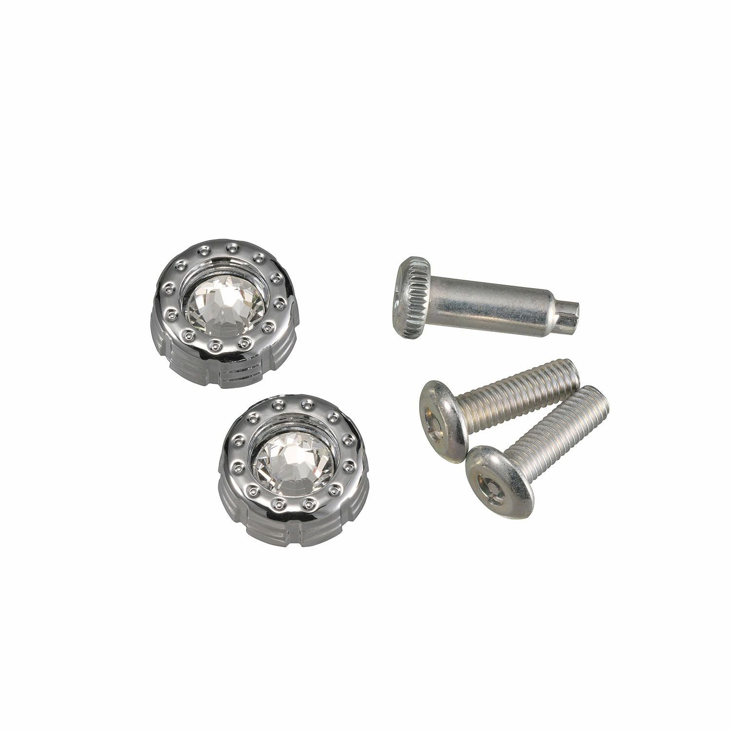 LS416 LUXIS セキュリティナンバーボルト&キャップクリスタルCL