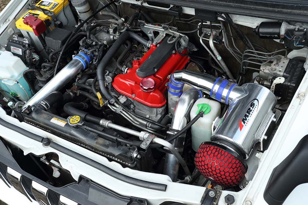 エンジンのプロが手掛けた快速111馬力仕様のジムニーJB23【ジムニー