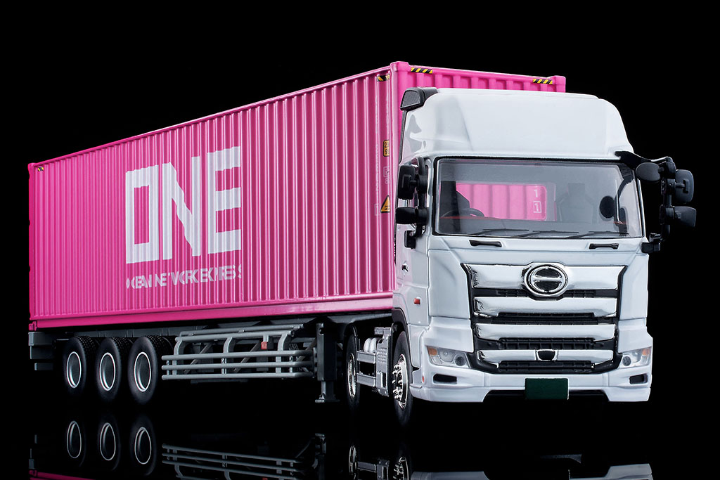 日野プロフィアの海コントレーラにONE仕様が登場！トミーテック1/64