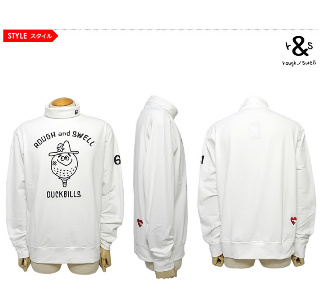 rough&swell［ラフアンドスウェル］Mr.BOGEY TURTLE/タートル裏毛