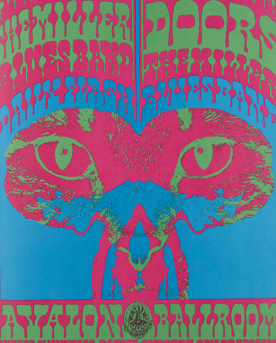 Lot 1200: 4 Rock Music Posters: The Doors, Springsteen Hatch Show