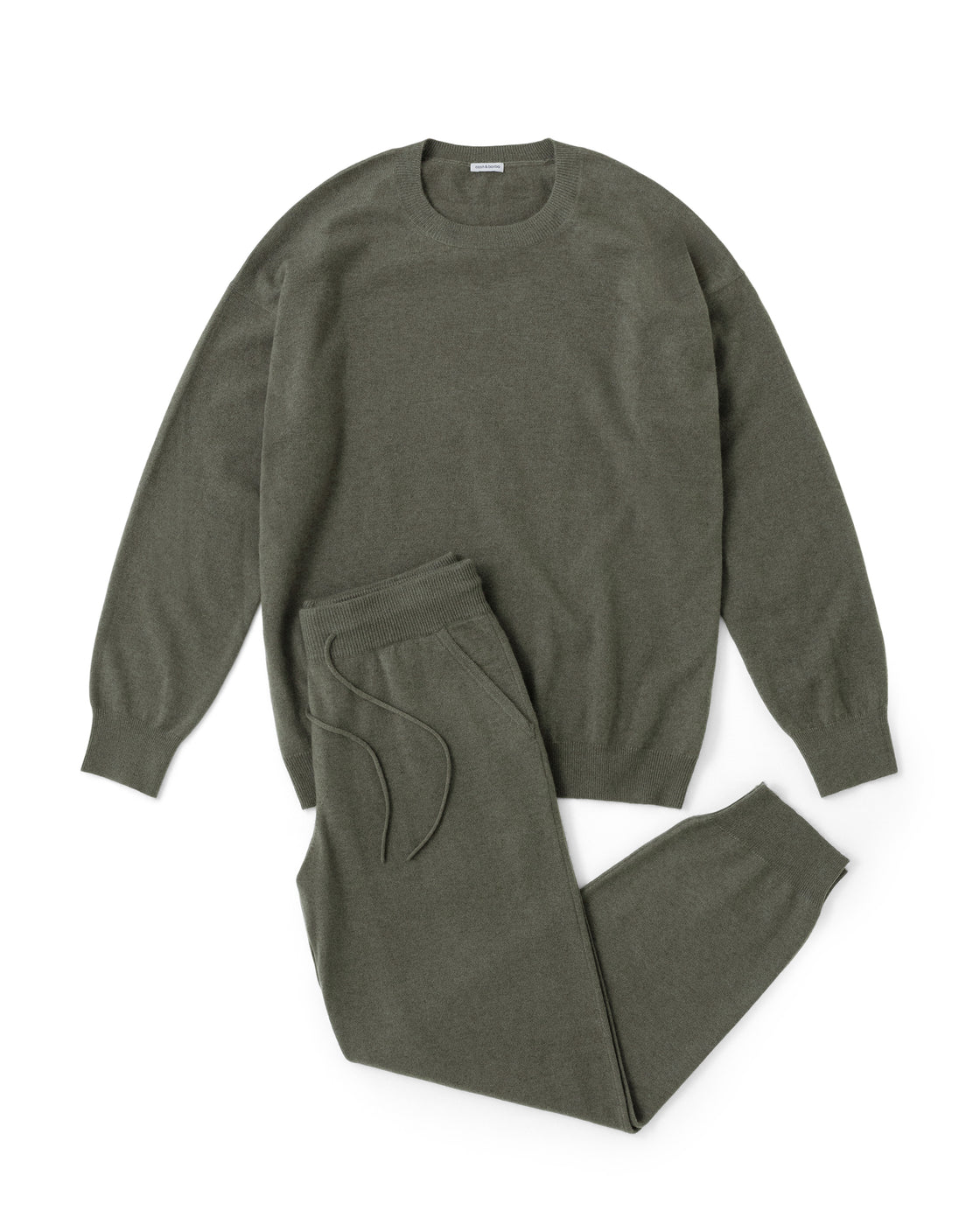 モンゴリアンカシミヤ セットアップ, Sage Green – cash & barba