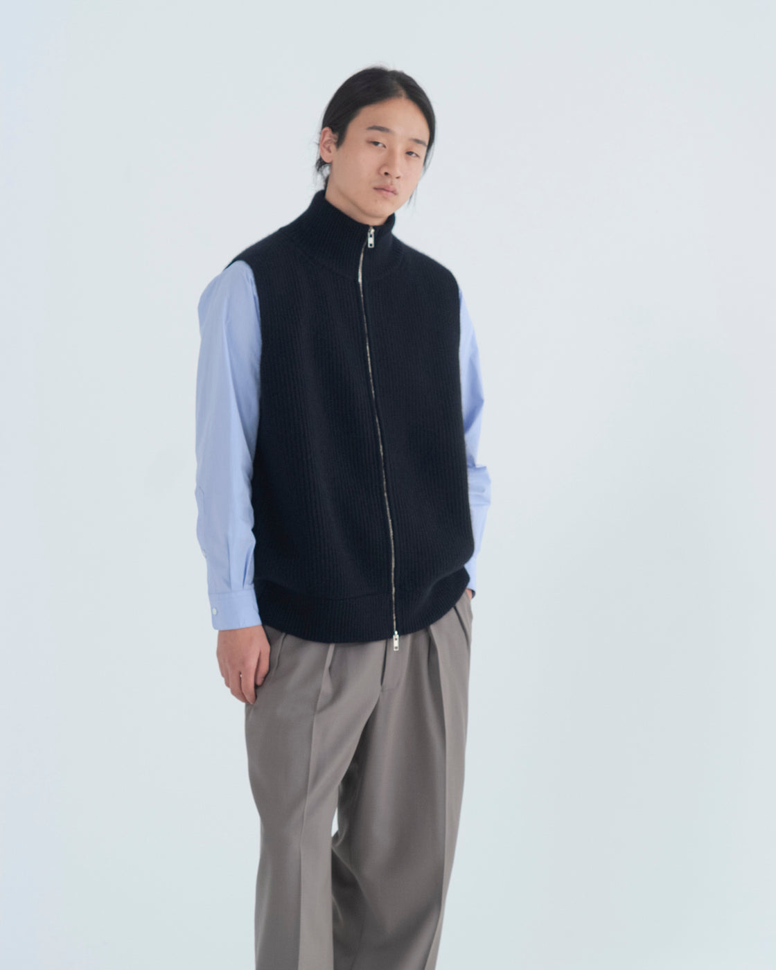 モンゴリアンカシミヤ ドライバーズ ベスト, Black – cash & barba