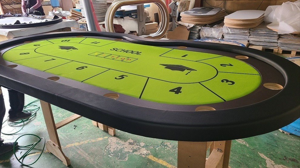 ポーカーテーブル用羅紗1枚 Poker Stars（緑）2400*1200サイズ